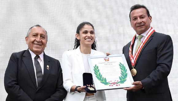 Angélica Espinoza obtuvo la medalla de oro en en los Juegos Paralímpicos Tokio 2020. Foto: IPD.