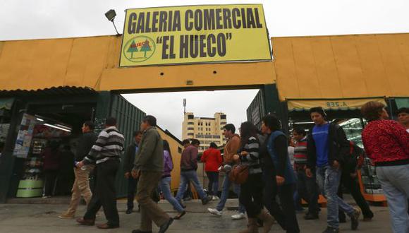 Municipalidad de Lima convertirá ‘El Hueco’ en un moderno centro comercial. (USI)