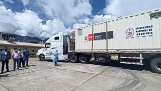 Áncash: Llega a Huaraz planta móvil capaz de suministrar 38 balones de oxígeno al día 