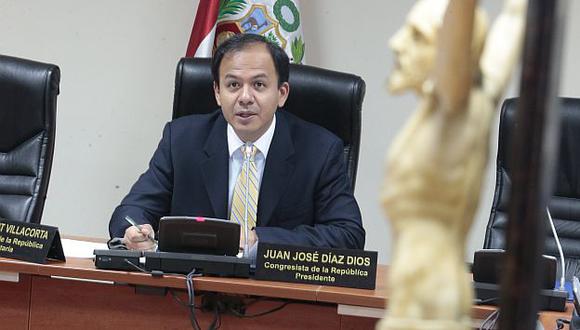 Juan Díaz Dios ve boicot de colegas en comisión López Meneses. (Martín Pauca)
