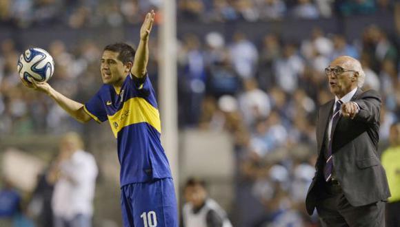 Riquelme se prepara para su despedida oficial del fútbol en la Bombonera. (Foto: AFP)