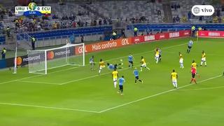 Uruguay vs. Ecuador: golazo de tijera de Edinson Cavani para anotar el 2-0 en la Copa América 2019 | VIDEO
