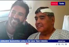 Diego Maradona fue dado de alta y dejó la clínica donde permaneció internado