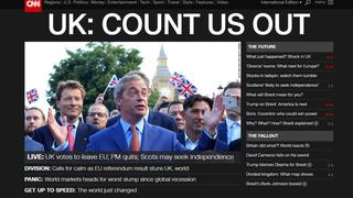 Brexit: Así anunciaron los portales y diarios sobre la histórica decisión del Reino Unido