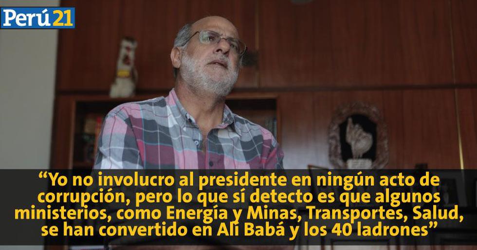 Daniel Abugattás cuestionó el manejo que realizó Ollanta Humala del Partido Nacionalista y lo responsabilizó de su debacle en el escenario político. (Perú21)