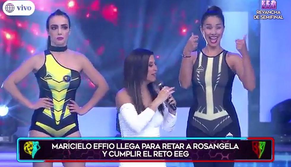 Rosángela Espinoza se enfrentó a Maricielo Effio. (Foto: América TV)