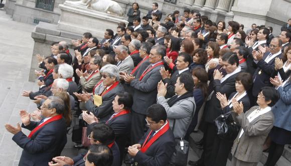 HUELGA ‘BLANCA’. Jueces no laboran desde el 25 de noviembre. (Mario Zapata)