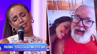 Desgarradoras lágrimas de Paloma Fiuza al ver emotiva imagen de su papá que falleció de COVID-19 en Brasil