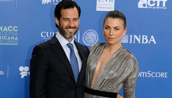 Ludwika Paleta y su esposo Emiliano Salinas. (Getty Images)
