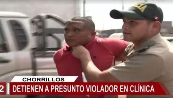 Adrián Andazabal Orozco es el pervertido que además presenta antecedentes de agresión y robo (TV Perú)