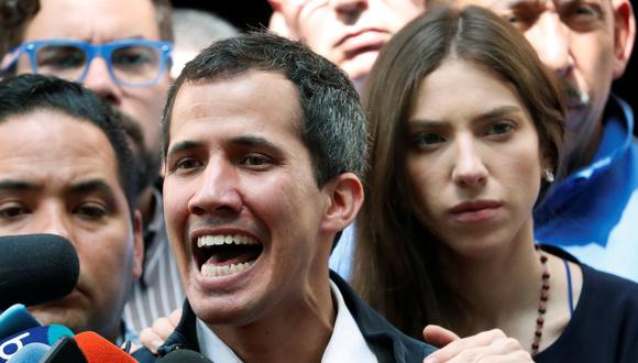 Guaidó  reiteró que su lucha es contra una dictadura y para rescatar los derechos fundamentales y la libertad del pueblo venezolano. (Foto: Reuters)