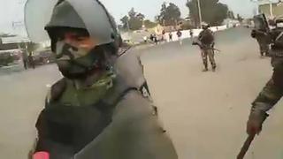 Dispersan a manifestantes con gases lacrimógenos y restablecen tránsito en Panamericana Sur [VIDEO]
