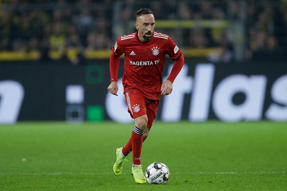 Franck Ribéry agrede a periodista tras derrota del Bayern Munich (Getty)