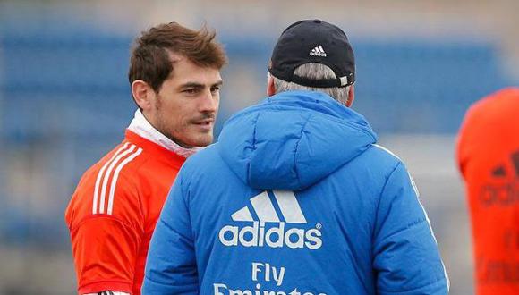 Iker Casillas se sumó a los entrenamientos del Real Madrid. (Facebook)