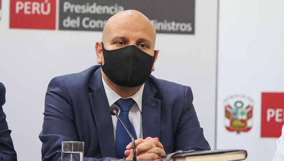 Alejandro Salas aseguró que el Gobierno está buscando concertación con el Parlamento. (Foto: Difusión)