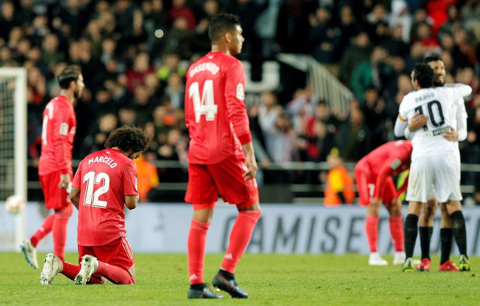 Real Madrid perdió 2-1 ante Valencia por LaLiga Santander. (AFP)