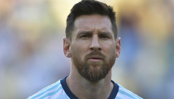 Lionel Messi cantó el himno por primera vez previo a partido de Argentina. (Foto: AFP)