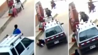 Hombre pierde el control de su vehículo y termina causando un atropello masivo en Cusco [VIDEO]