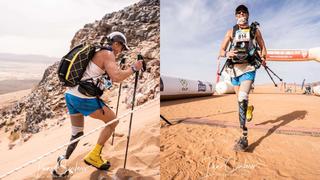 Atleta con pierna ortopédica corre 160 km en menos de 22 horas y logra Récords Guinness