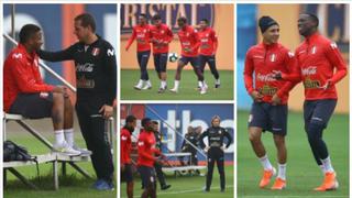Selección peruana: Farfán, Carrillo y Advíncula fueron las novedades en entrenamiento [FOTOS]