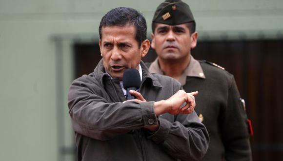 Ollanta Humala dijo que es necesario renovar las instituciones. (David Vexelman/Peru21)