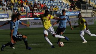 Uruguay igualó 0-0 ante Colombia y selló su pase al Mundial Sub 20 de Polonia
