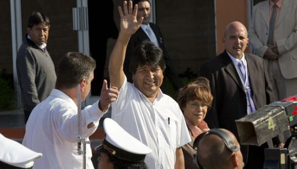 Evo Morales hizo declaraciones desde La Habana. (AP)