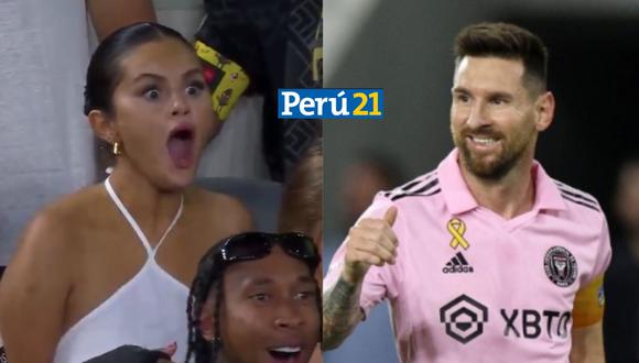Selena Gomez se volvió viral por sus reacciones al ver jugar a Messi. (Foto: Difusión).