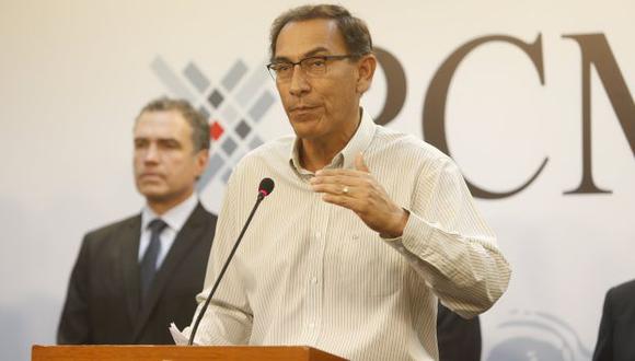 "Como Estado debemos modernizarnos" indicó el ministro Martín Vizcarra (Perú21)