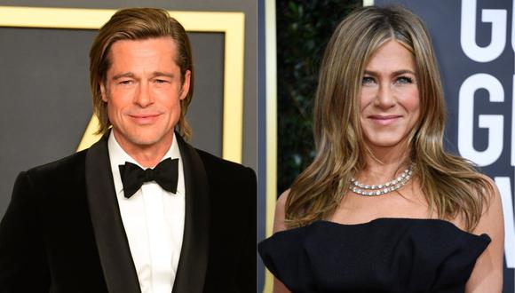 Brad Pitt y Jennifer Aniston se reencontraron en el after party del Oscar 2020. (Foto: AFP)