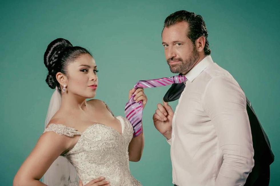 La cinta peruana 'La peor de mis bodas' es protagonizada por Maricarmen Marín y Gabriel Soto. (Facebook)
