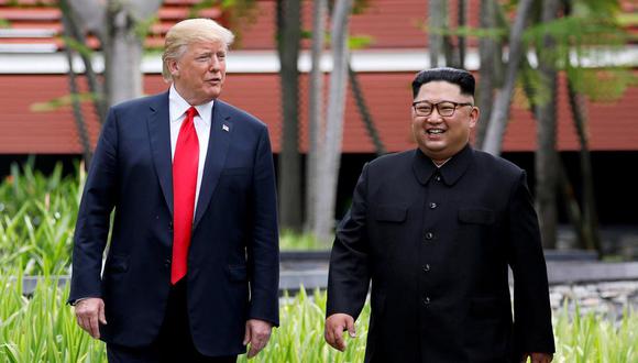 Donald Trump y Kim Jong-Un, mandatarios de Estados Unidos y Corea del Norte. (Foto: Reuters)