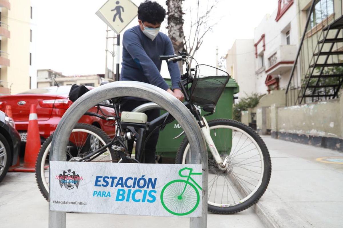 Magdalena: Instalan 100 nuevos estacionamientos públicos para bicicletas | nnpp | LIMA | PERU21