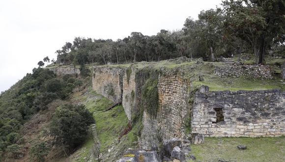 El 10 de abril se produjo un derrumbe en uno de los muros del sitio arqueológico de Kuélap. (Foto: Mincul))
