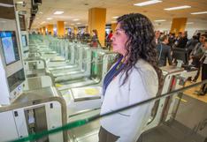 Puertas electrónicas del aeropuerto registraron más de 1.5 millones de movimientos migratorios