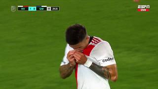 Enzo Fernández canjeó penal por gol: así llegó el 1-0 de River ante Gimnasia [VIDEO]