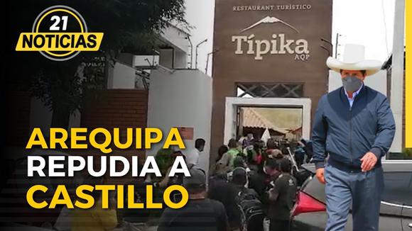 President Castillo in Arequipa is fired with cries of VACANCIA