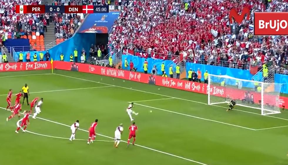 Con goles de Christian Cueva y Paolo Guerrero, Perú vence 2-0 a Dinamarca en un video ocurrente de YouTube. (Foto: YouTube/captura)