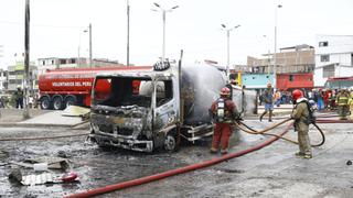 Incendio en Villa El Salvador: Sedapal anunció medidas para apoyar a los bomberos