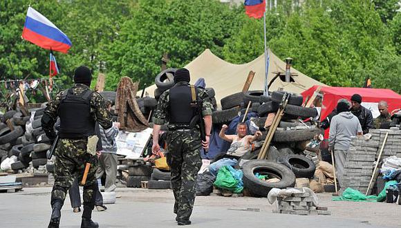Ucrania: Al menos 20 muertos por combates en Slaviansk. (AFP)
