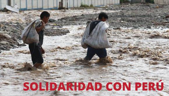 Perú recibe solidaridad de países amigos en medio de la tragedia climática.