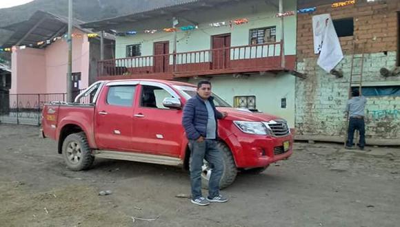 Deybi Valdez Zavaleta postulaba a la alcaldía de Huaranchal.