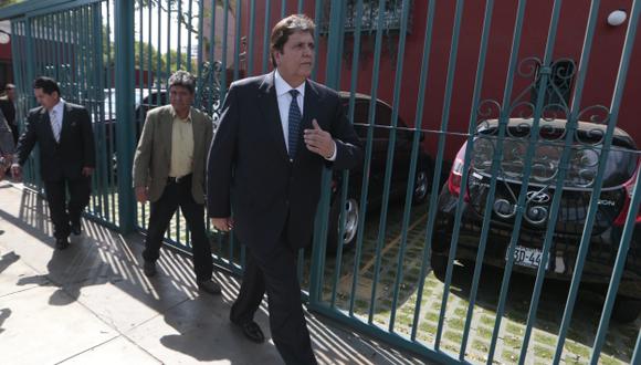 El expresidente Alan García no podrá voltear aun la página de los ‘Narcoindultos’. (Mario Zapata)