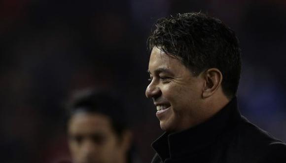 Gallardo hizo alusión a la final que River conquistó ante Boca en Madrid. (Foto: AFP)