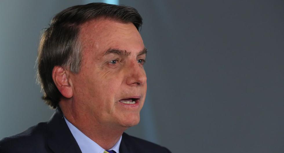 El presidente de Brasil, Jair Bolsonaro, brindó una conferencia de prensa para hablar sobre el nuevo coronavirus. (Foto: AFP)