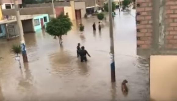 Áncash: Desborde de río Huarmey produce inundación. (USI)