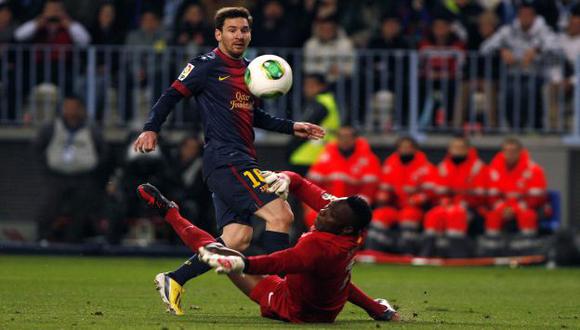 Messi anotó y se lesionó. (Reuters)