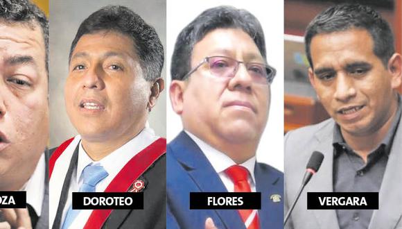 BLINDADOS. El Pleno decidió que cuatro congresistas de Acción Popular sigan en sus curules e impunes. (Foto: Difusión)