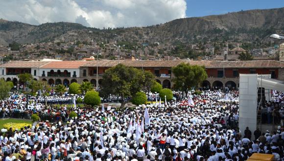 Marcha por la Paz. (Foto: Cusco)