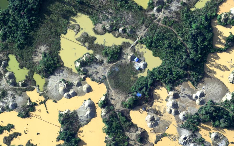 Los daños causados por la minería ilegal son elocuentes en la Amazonía.